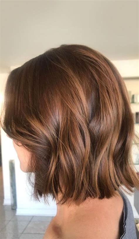 short caramel brown hair|brown caramel color hair.